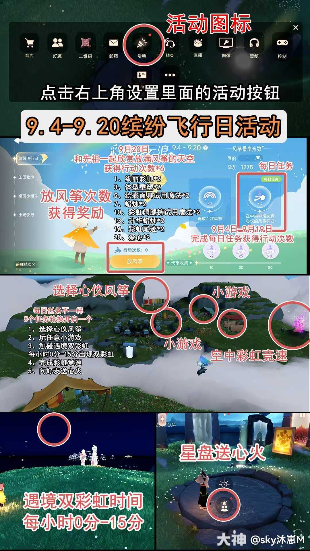蜡烛位置图